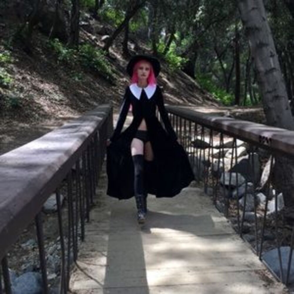 Goth High Priestess Dress with pockets